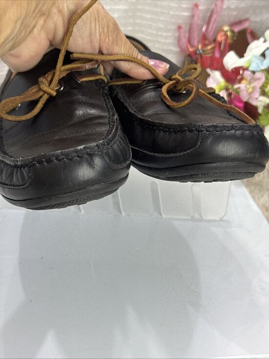 (H2) Polo Ralph Lauren Roberts Driver Loafer Mens 9.5 DBlack Leather Slip main image 8